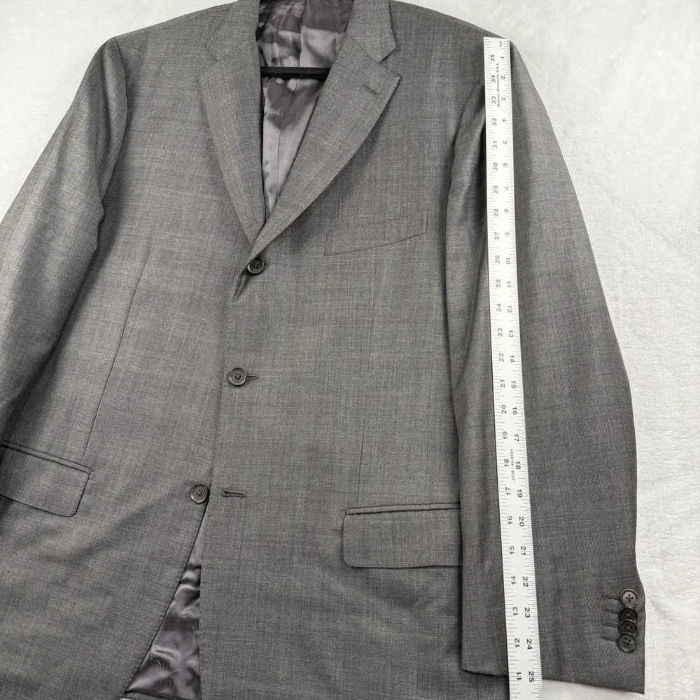 Gianluca Isaia Napoli Suit Jacket Men's 46R Plaid Tartan Sport Coat Blazer